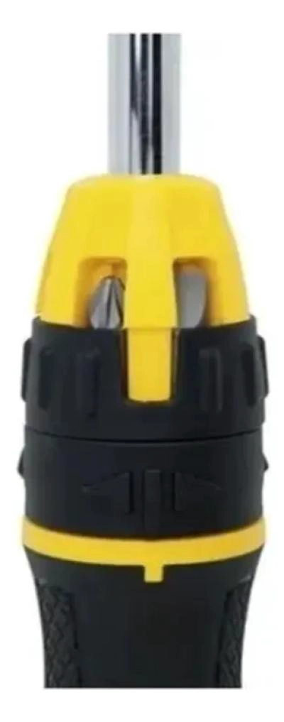 JUEGO DE 10 DESTORNILLADORES RATCHET CON MANGO ERGONOMICO - 2