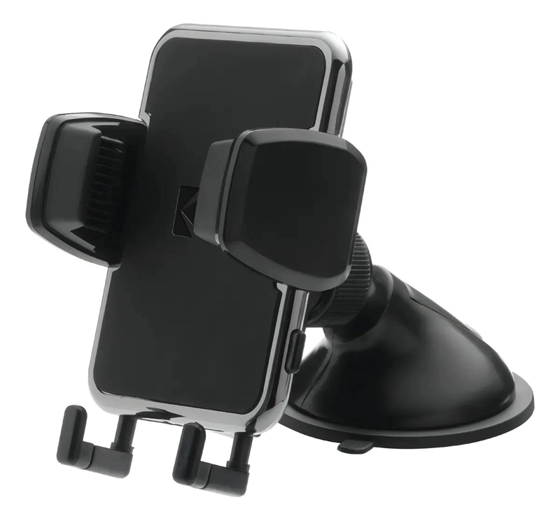 GENÉRICO SOPORTE CELULAR VENTOSA AJUSTABLE COLOR NEGRO