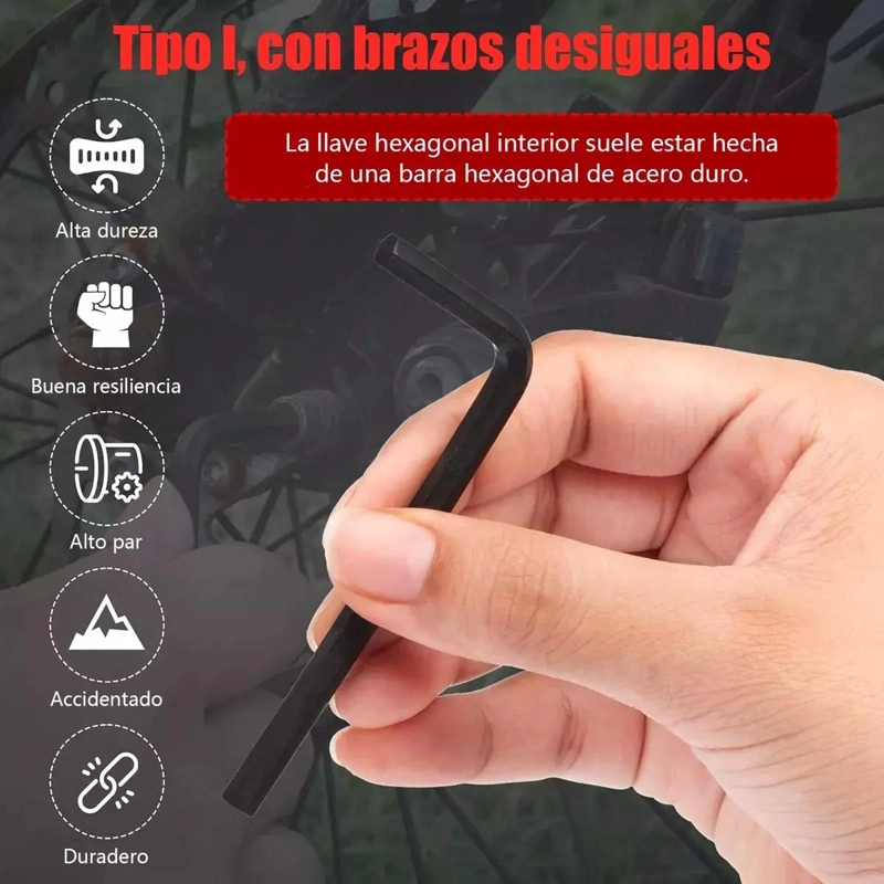 JUEGO DE LLAVES ALLEN HEXAGONALES 30 PIEZAS - 8