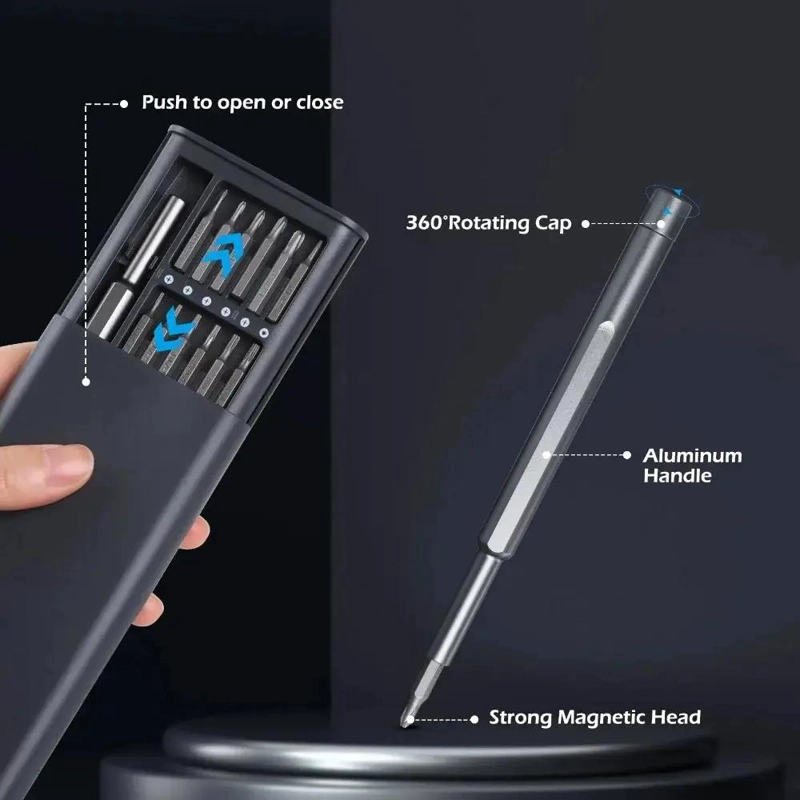 KIT DE DESTORNILLADORES DE PRECISION 25 EN 1 TORX - 5