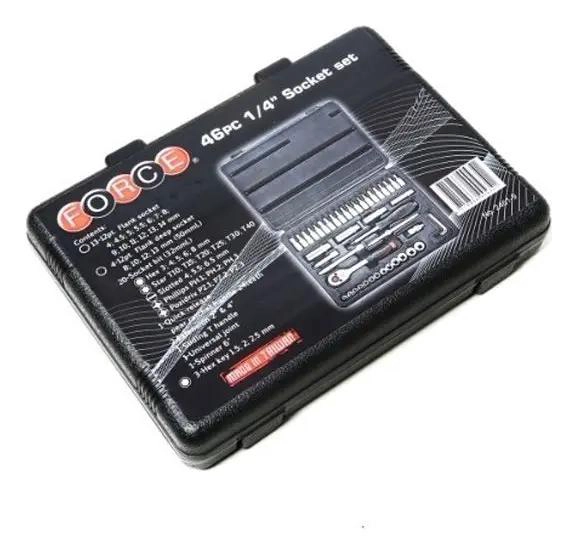 JUEGO DE DADOS Y PUNTAS 1/4'' CON 46 PIEZAS - 3