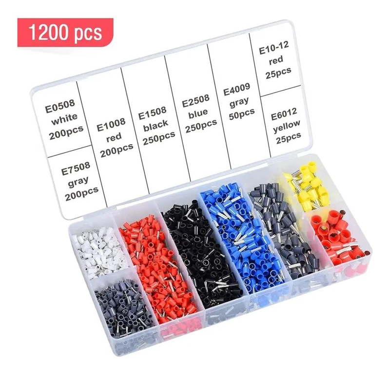 ALICATE CRIMPEADOR PARA TERMINALES CON 1200 PIEZAS - 4