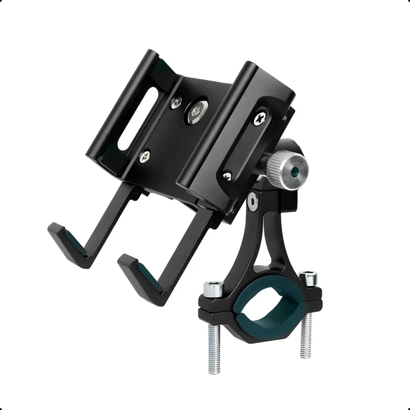 GENÉRICO SOPORTE AJUSTABLE PARA CELULAR EN MOTO Y BICICLETA DE ALU