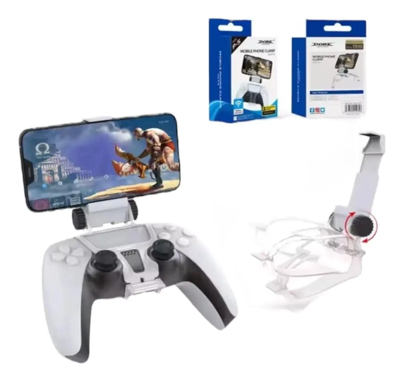 GENÉRICO SOPORTE PARA CELULAR COMPATIBLE CON CONTROL PS5