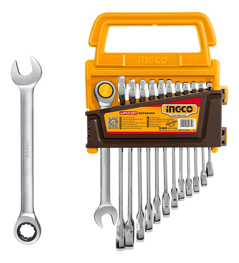 SET 12 LLAVES COMBINADAS CRIQUET 8-19MM 72 DIENTES - 1