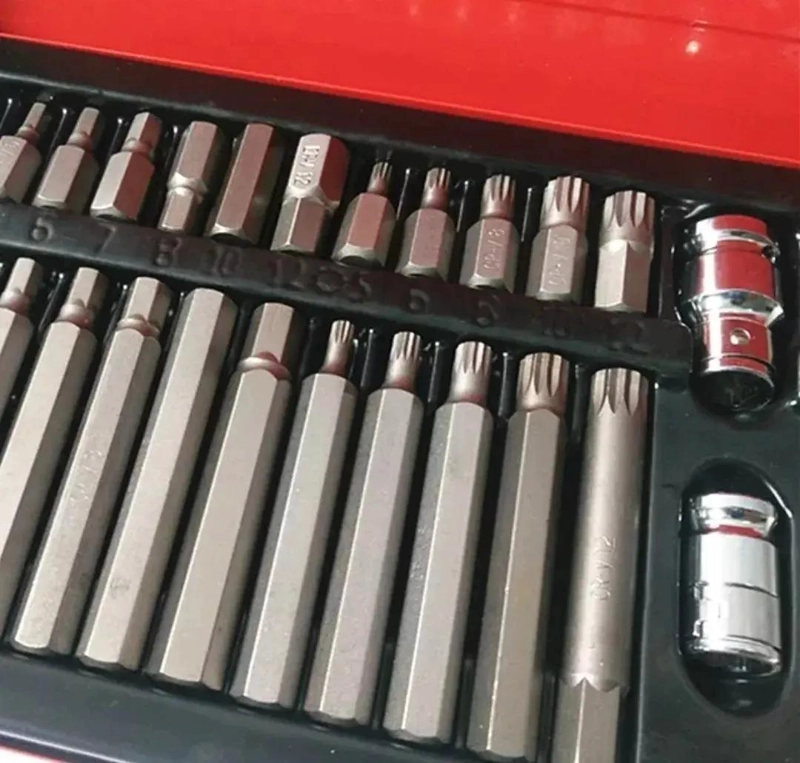 JUEGO DE 40 DADOS Y PUNTAS TORX T20 A T55 ALLEN - 4