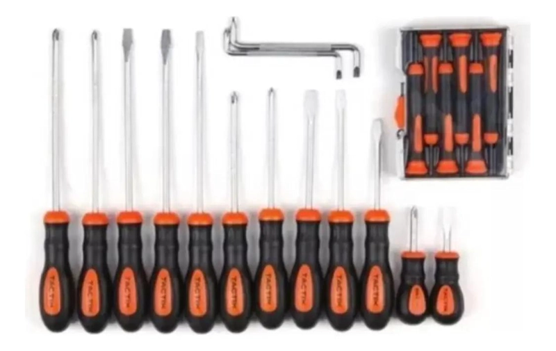 JUEGO DE DESTORNILLADORES PHILLIPS Y PLANO DE PRECISION - 2