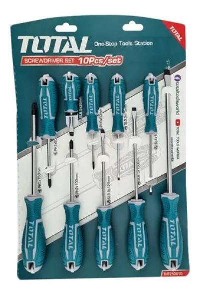 KIT DE 10 DESTORNILLADORES VARIADOS - 2