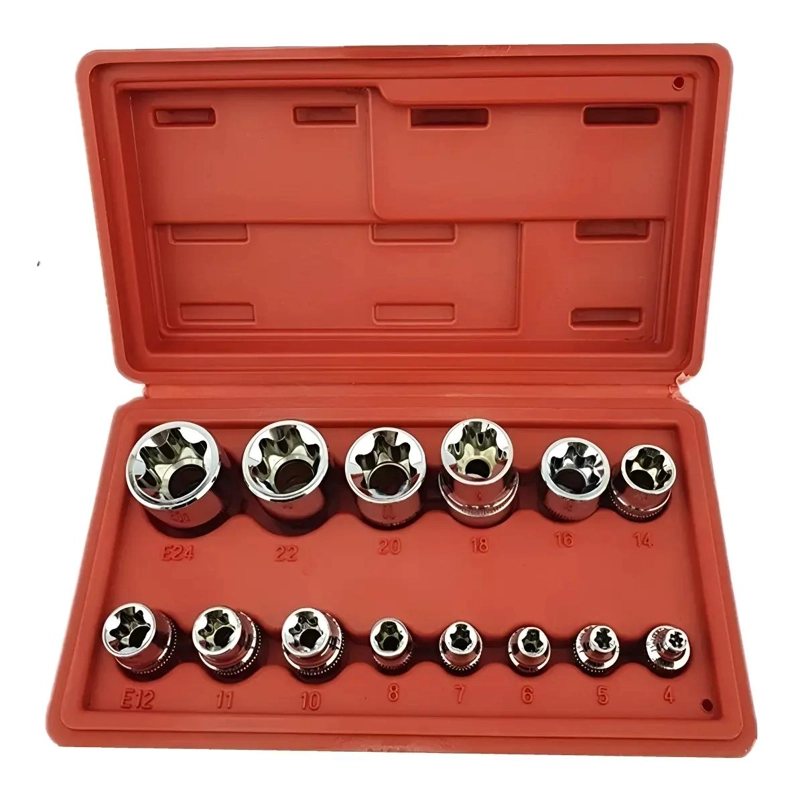 KIT 14 DADOS TORX ESTRELLA HEMBRA - 1