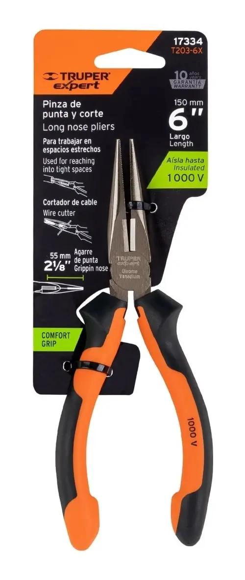 PINZA DE CORTE 6' CON MANGO ERGONOMICO - 2