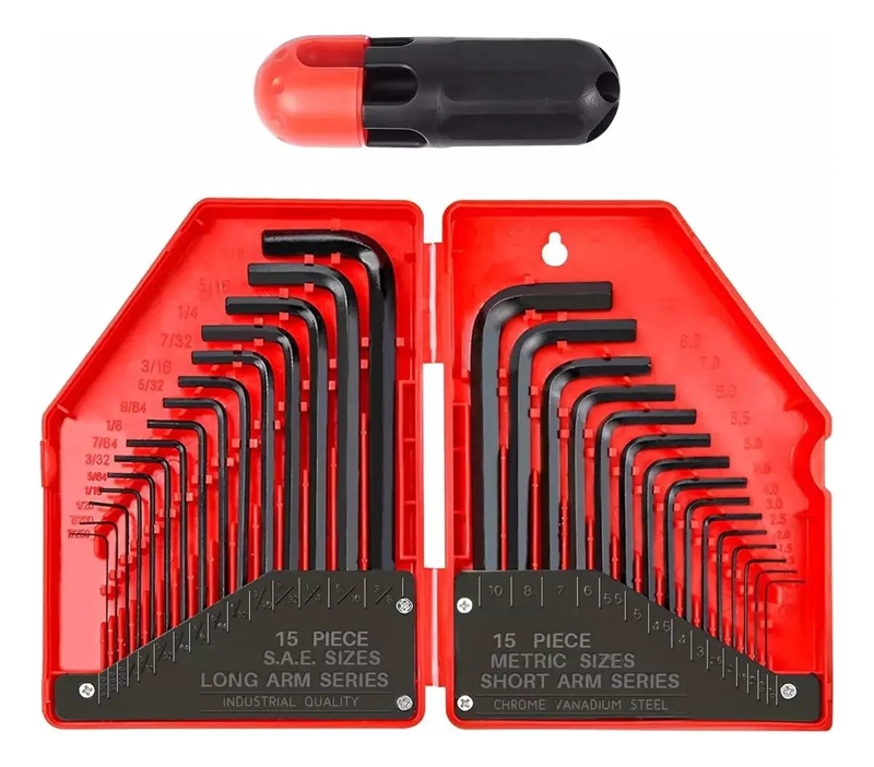 SET DE 30 LLAVES ALLEN HEXAGONALES EN ESTUCHE - 2