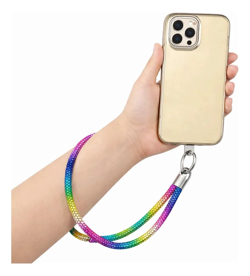 GENÉRICO STRAP COLGANTE UNIVERSAL PARA TELE FONO CON DIAMANTES 18CM