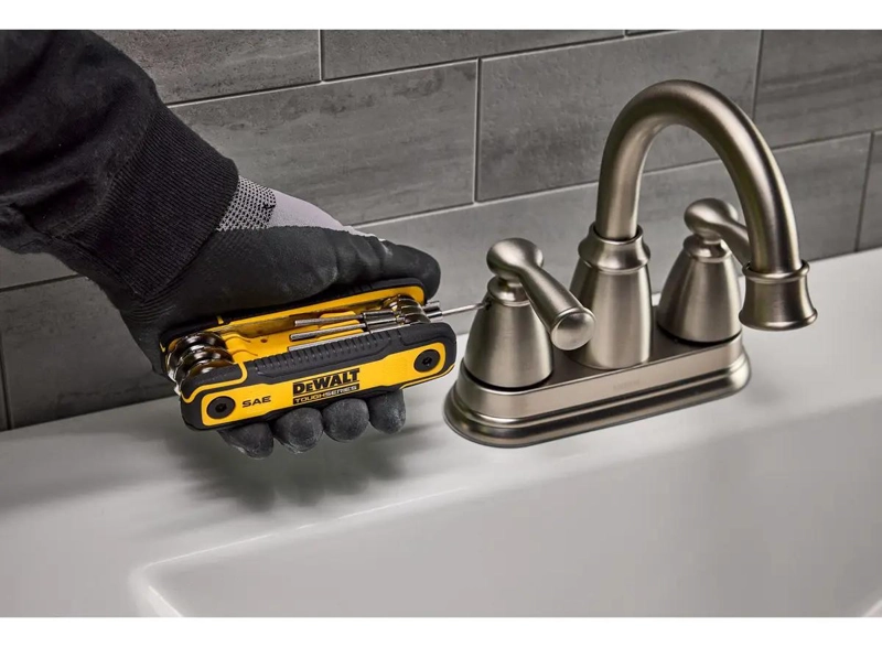 LLAVE HEXAGONAL DE BLOQUEO AMARILLO Y NEGRO - 3