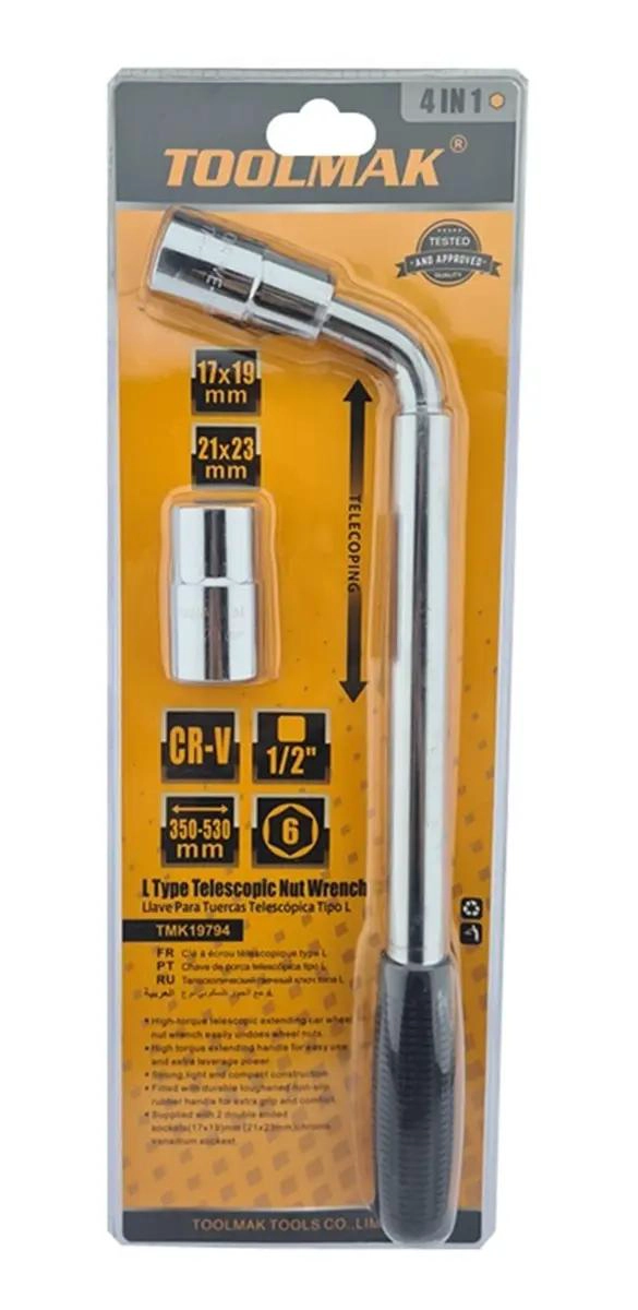 LLAVE DE RUEDA UNIVERSAL 17-19 21-23 MM - 3
