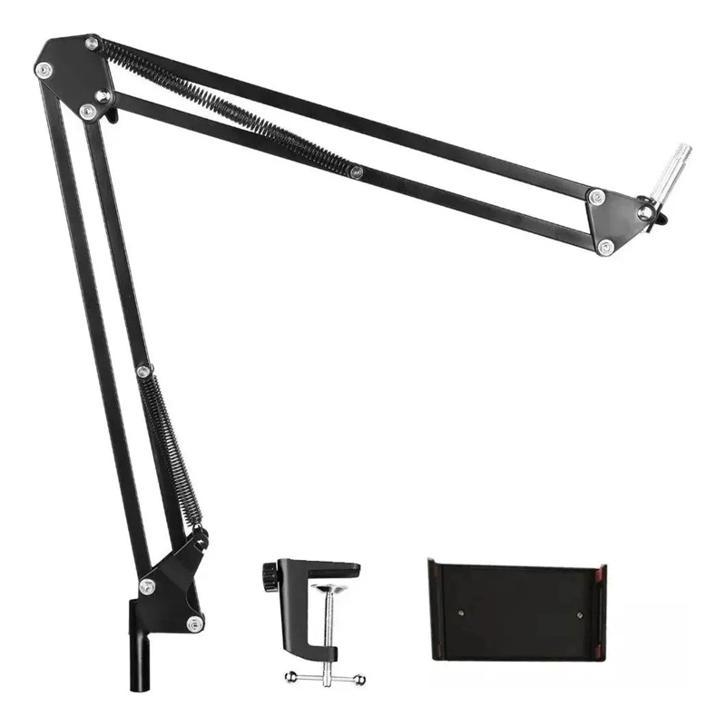 SOPORTE AJUSTABLE PARA CELULAR Y TABLET DE ESCRITORIO - 4