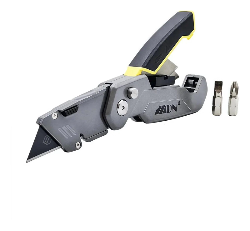CUCHILLO CARTONERO METALICO CON REPUESTO CUTTER - 2