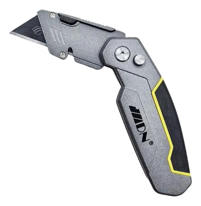 CUCHILLO CARTONERO METALICO CON REPUESTO CUTTER - 4