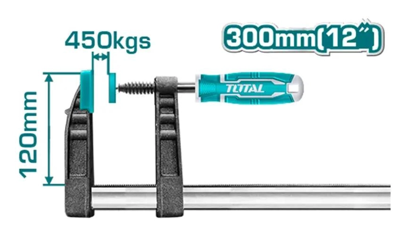 PRENSA SARGENTO TIPO F 120X300 MM - 2