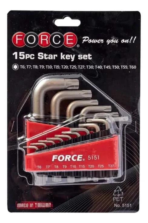 JUEGO DE LLAVES TORX T6-T60 15 PIEZAS - 3