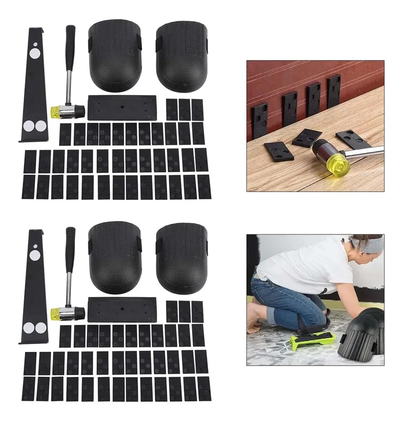 KIT INSTALACION PISO FLOTANTE PROFESIONAL CON MARTILLO DE - 1