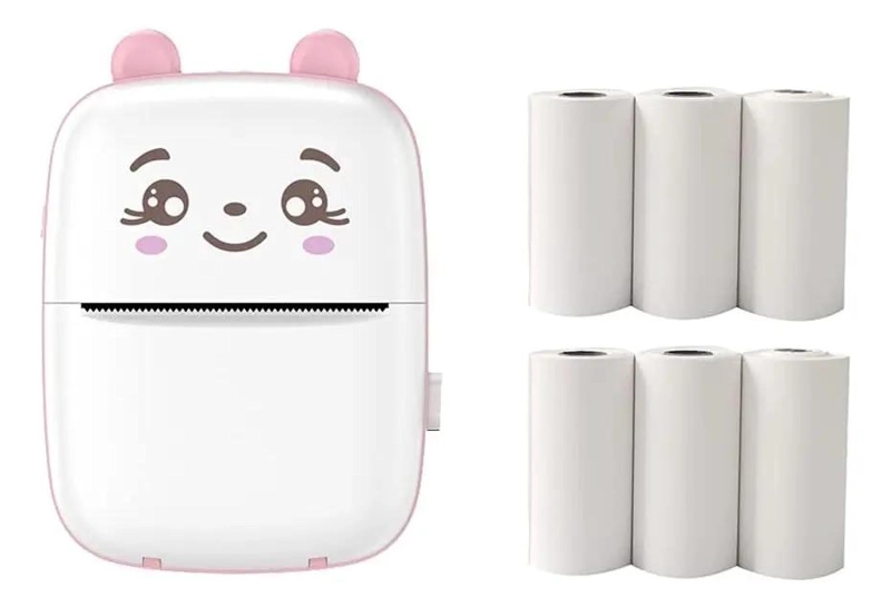 MINI IMPRESORA TE RMICA PORTATIL BLUETOOTH CON ROLLO - 3