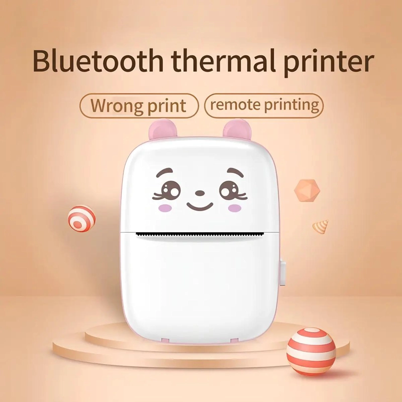 MINI IMPRESORA TE RMICA PORTATIL BLUETOOTH CON ROLLO - 5