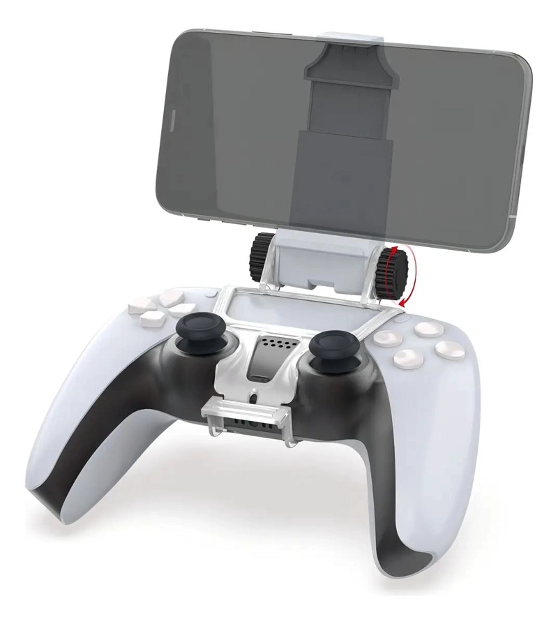 CLIP SOPORTE CELULAR PARA CONTROL PLAYSTATION PS5 BLANCO - 2