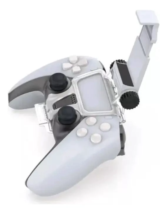 CLIP SOPORTE CELULAR PARA CONTROL PLAYSTATION PS5 BLANCO - 4