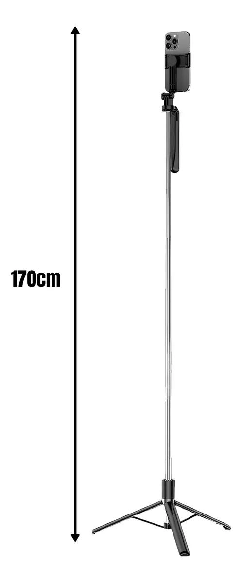 TRIPODE SELFIE 170 CM CON ESTABILIZADOR BLUETOOTH - 3