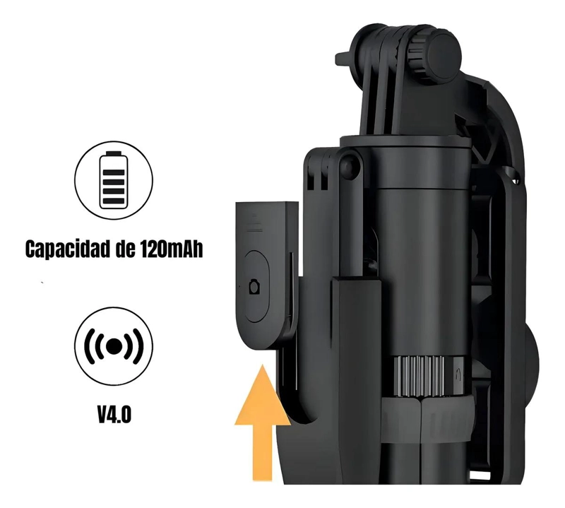 TRIPODE SELFIE 170 CM CON ESTABILIZADOR BLUETOOTH - 5