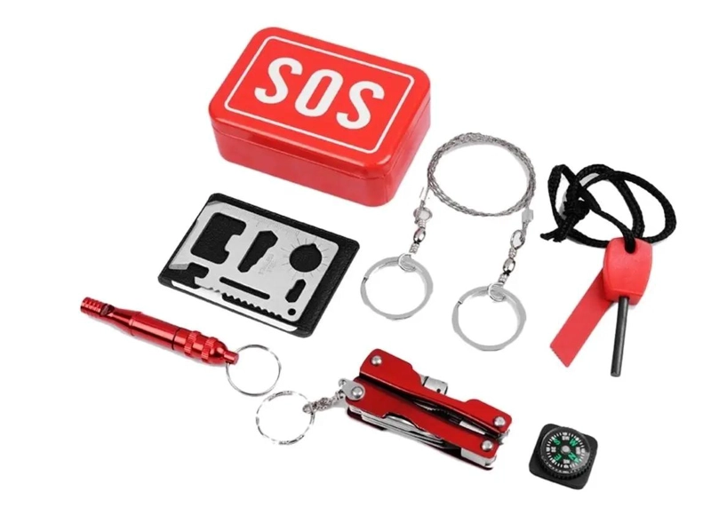 KIT DE SUPERVIVENCIA PORTATIL PARA AVENTURA - 1