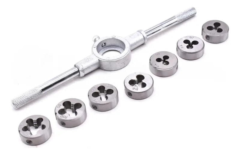 SET TARRAJA HEMBRA 8 ASAS PARA MECANICA Y PLOMERIA - 1