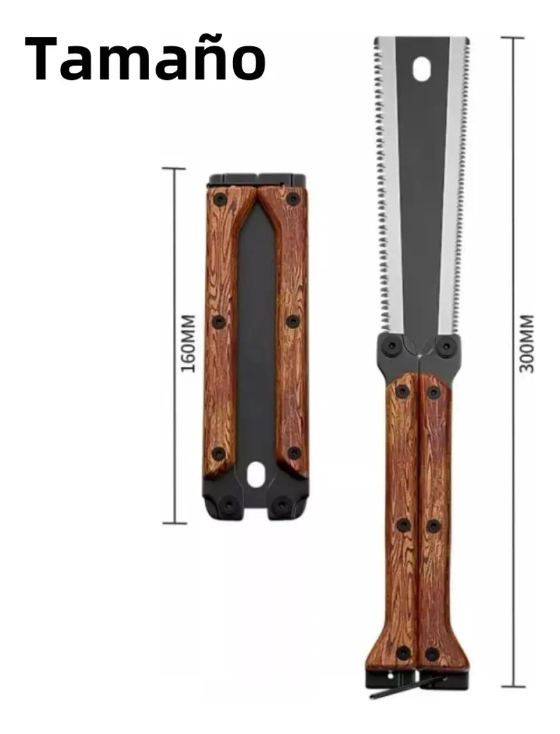 SIERRA DE TRACCION DE MADERA 1,6 CM - 2