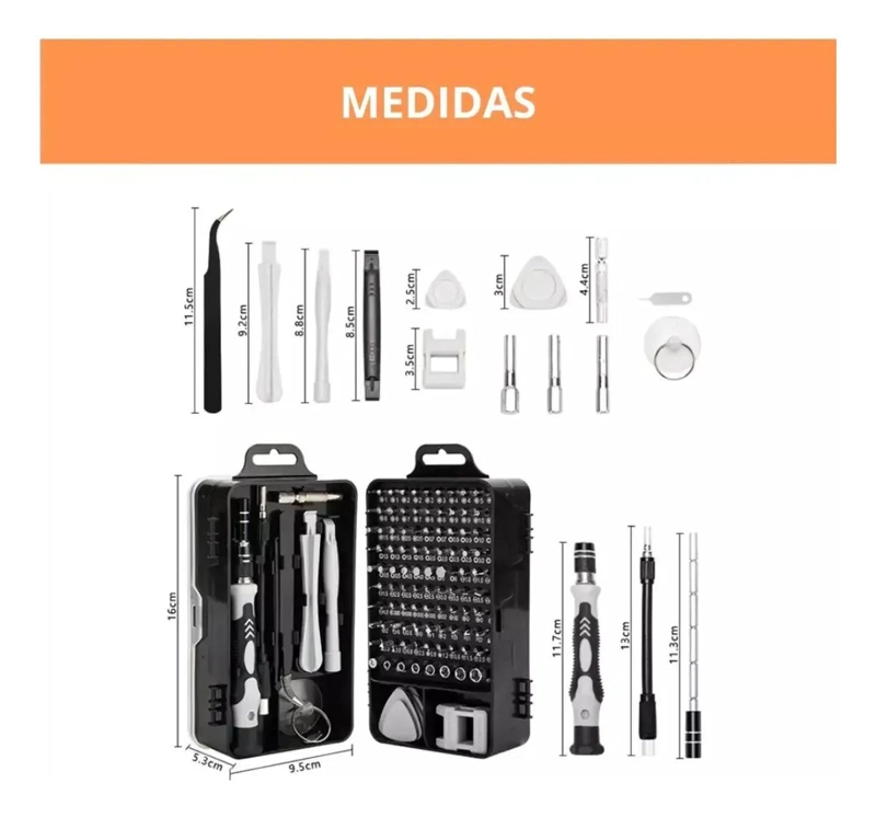 SET DE ATORNILLADORES CON KIT DE PUNTAS - 2