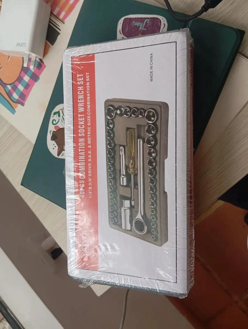 SET DE HERRAMIENTAS 40 PIEZAS PARA AUTO Y HOGAR - 3