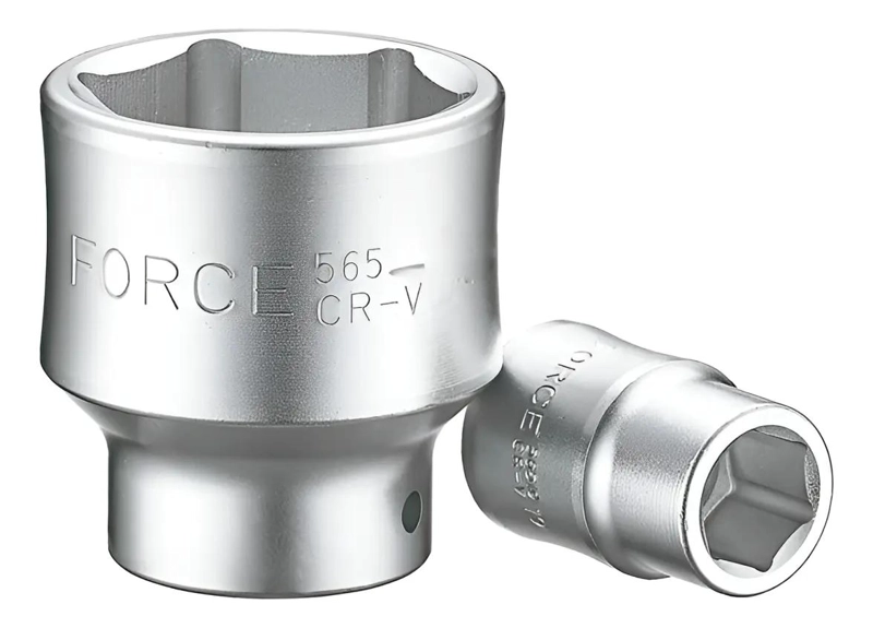 DADO HEXAGONAL 3/4' DE 19 MM CROMADO - 1