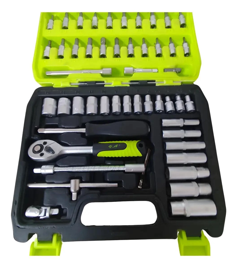 KIT DE HERRAMIENTAS COMBINADAS 53 PIEZAS PARA USO GENERAL - 1