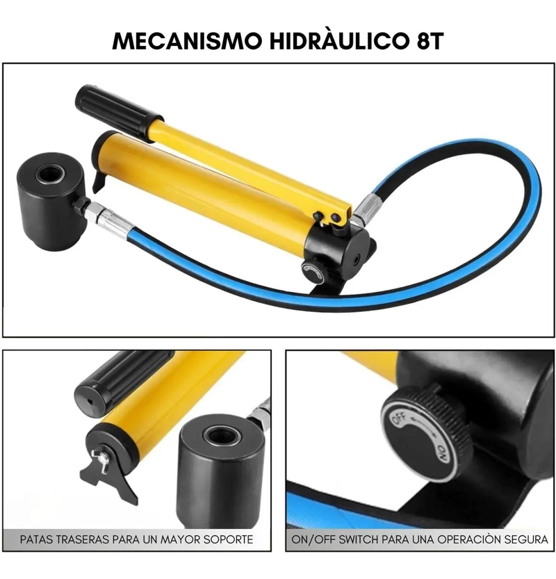 PERFORADORA SACABOCADOS PARA TABLERO 8 TON - 3