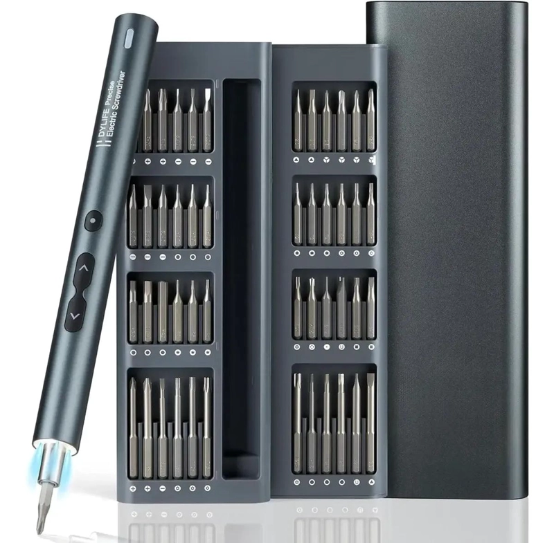 KIT DESTORNILLADOR RECARGABLE 51 EN 1 CON LUZ Y PUNTA IMN - 1