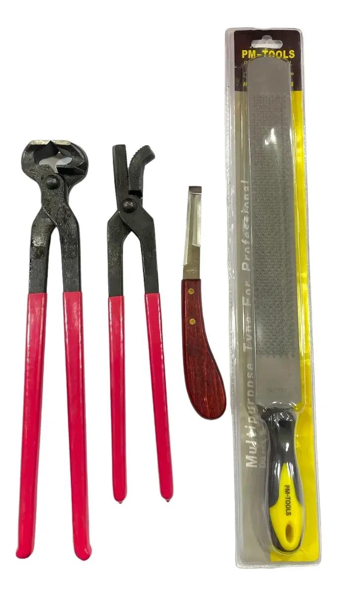 GENÉRICO SET DE HERRAMIENTAS CON TENAZA REMACHADORA, ESCOFINA Y CU