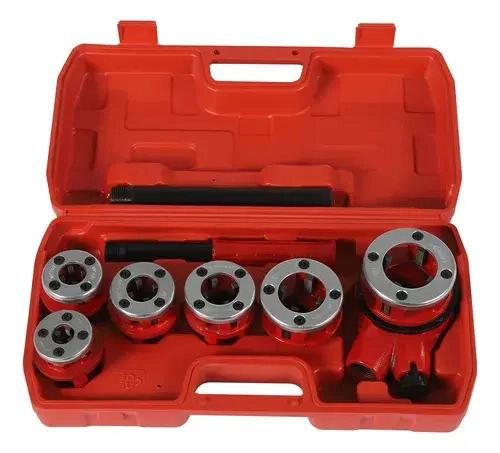 SET DE TERRAJAS MANUALES PARA TUBO 4 PIEZAS 1/2 A 1 1/4 - 1