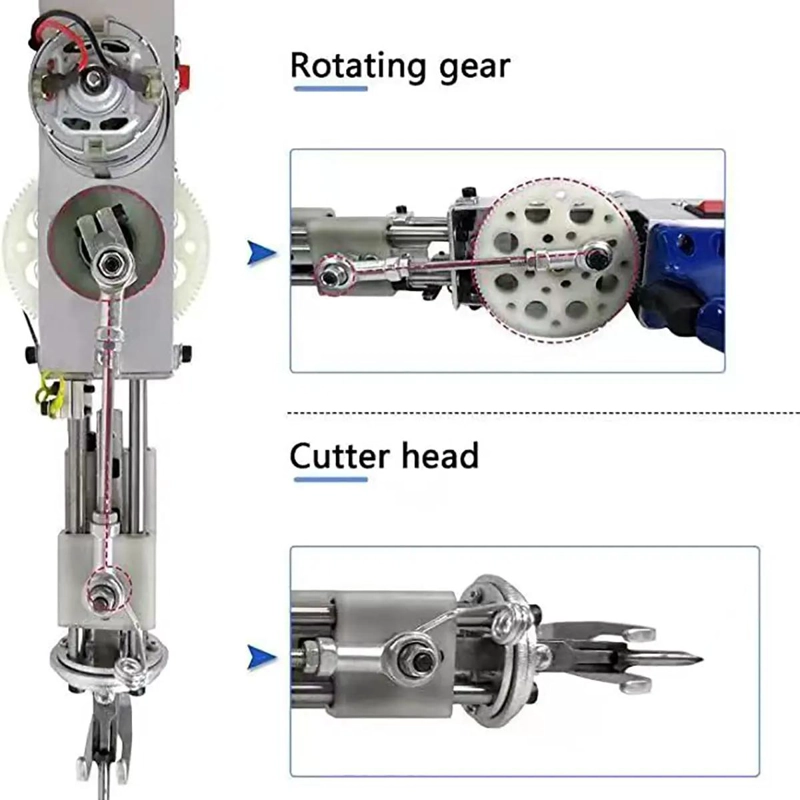 PISTOLA TUFTING 2 EN 1 PARA TEJER ALFOMBRAS CUT Y LOOP - 4