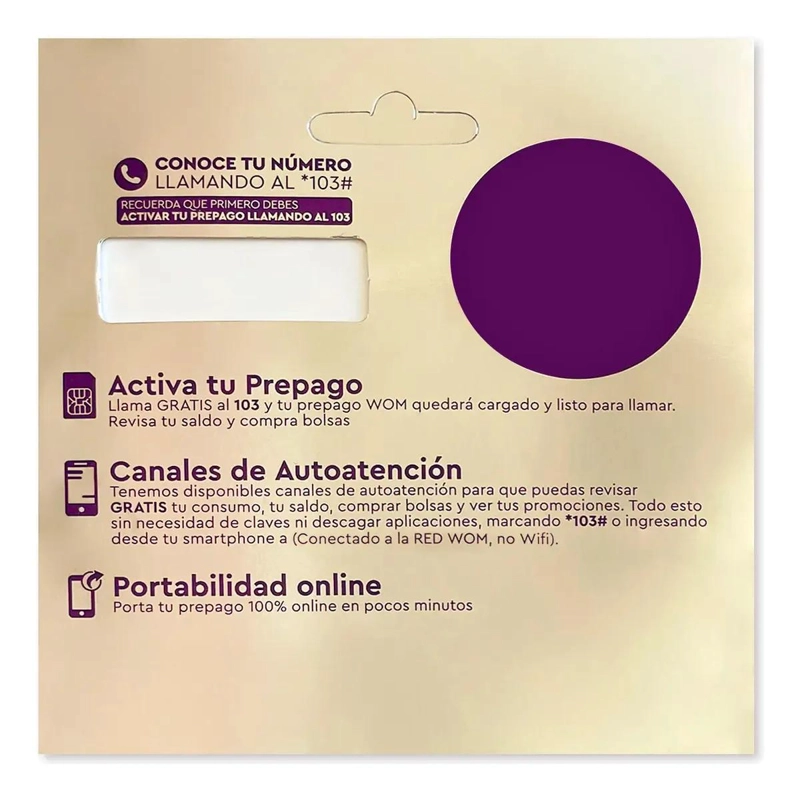 CHIP PREPAGO ACTIVACION RAPIDA PACK 100 UNIDADES - 2