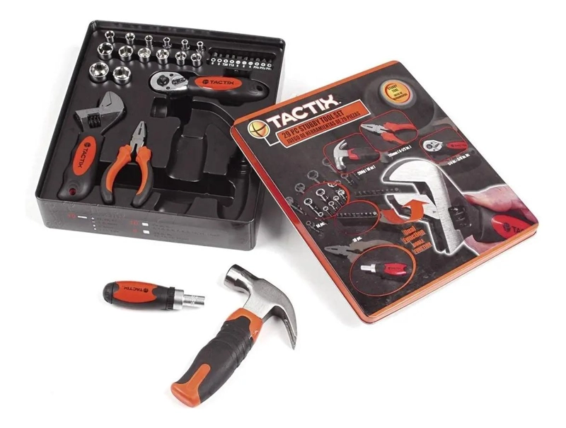 SET DE 28 HERRAMIENTAS CON ESTUCHE METALICO - 2