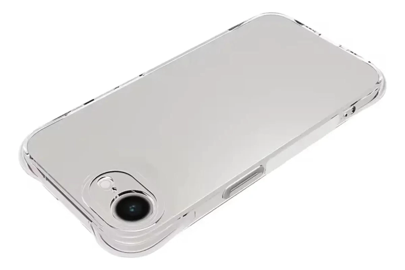 CARCASA TRANSPARENTE PARA IPHONE 17E CON LAMINA PROTECT - 1