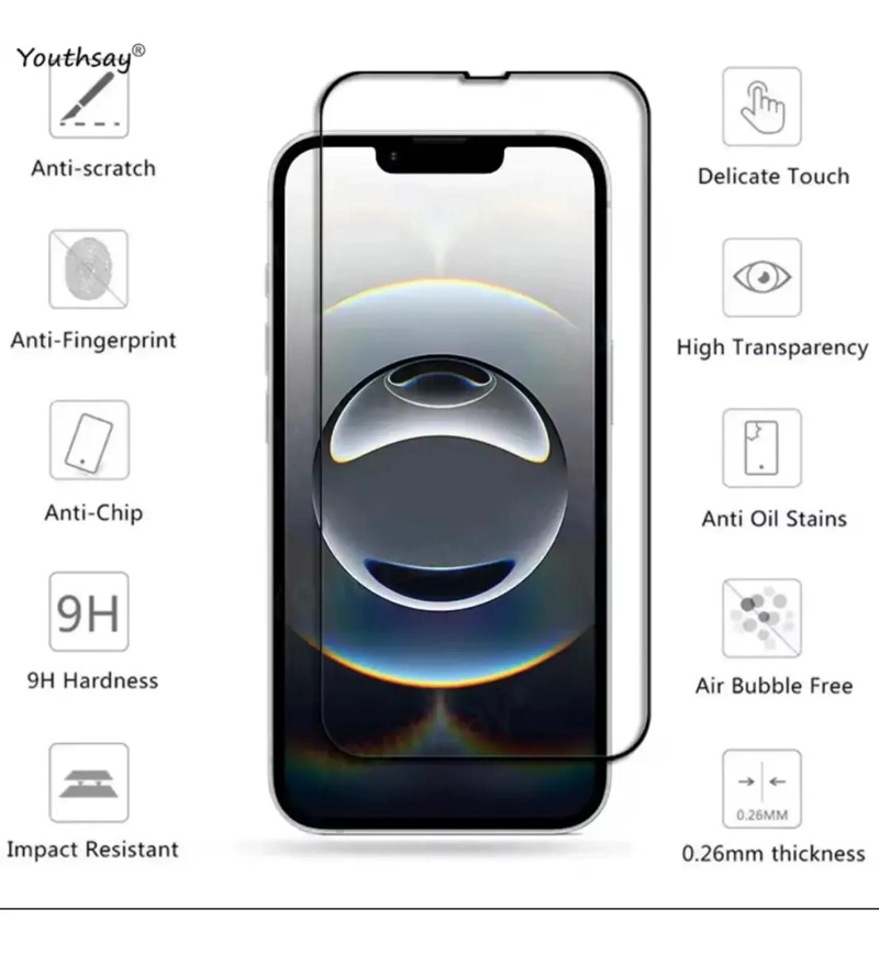 CARCASA TRANSPARENTE PARA IPHONE 17E CON LAMINA PROTECT - 4