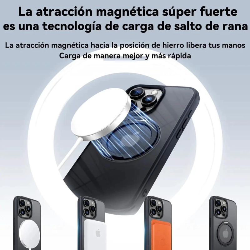 CARCASA MAGNE TICA CON SOPORTE PARA IPHONE - 3