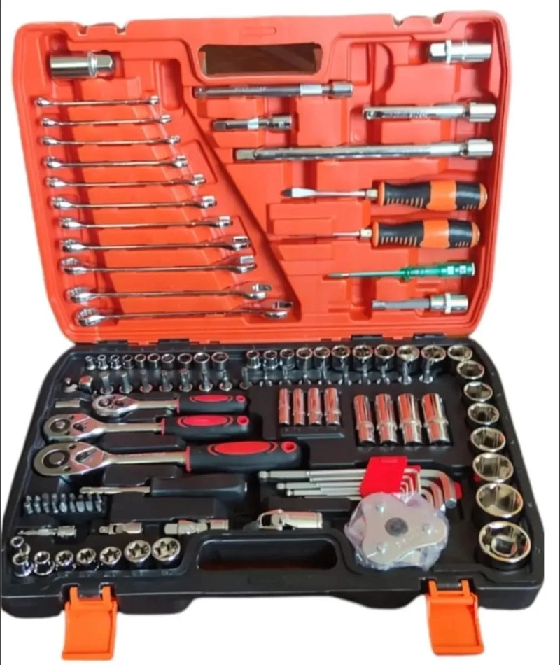 KIT DE HERRAMIENTAS COMBINADAS 121 PIEZAS PREMIUM - 1