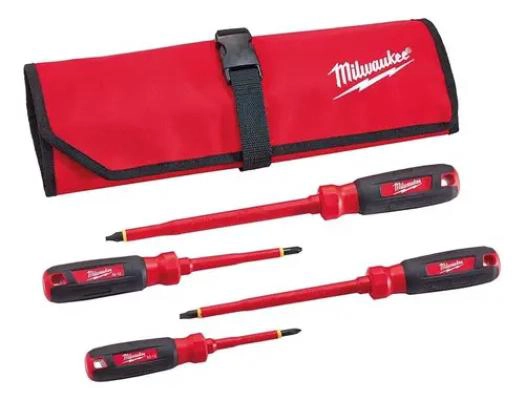 JUEGO DE 4 DESTORNILLADORES CON BOLSA - 1