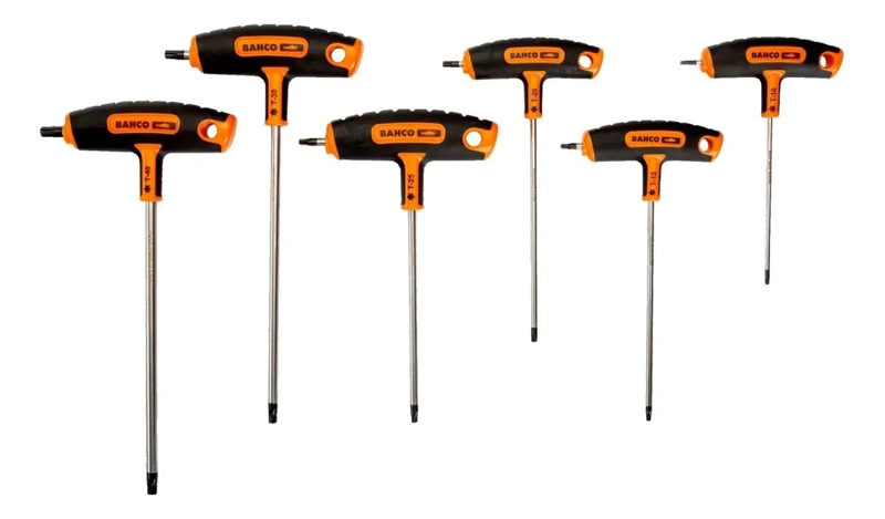 JUEGO DE 6 DESTORNILLADORES TORX EN T - 2